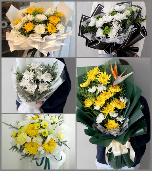 贵州毕节市金沙县新化乡金毕村白事花束代送